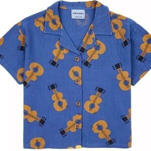 Bobo Choses Guitar Print Kids Shirt